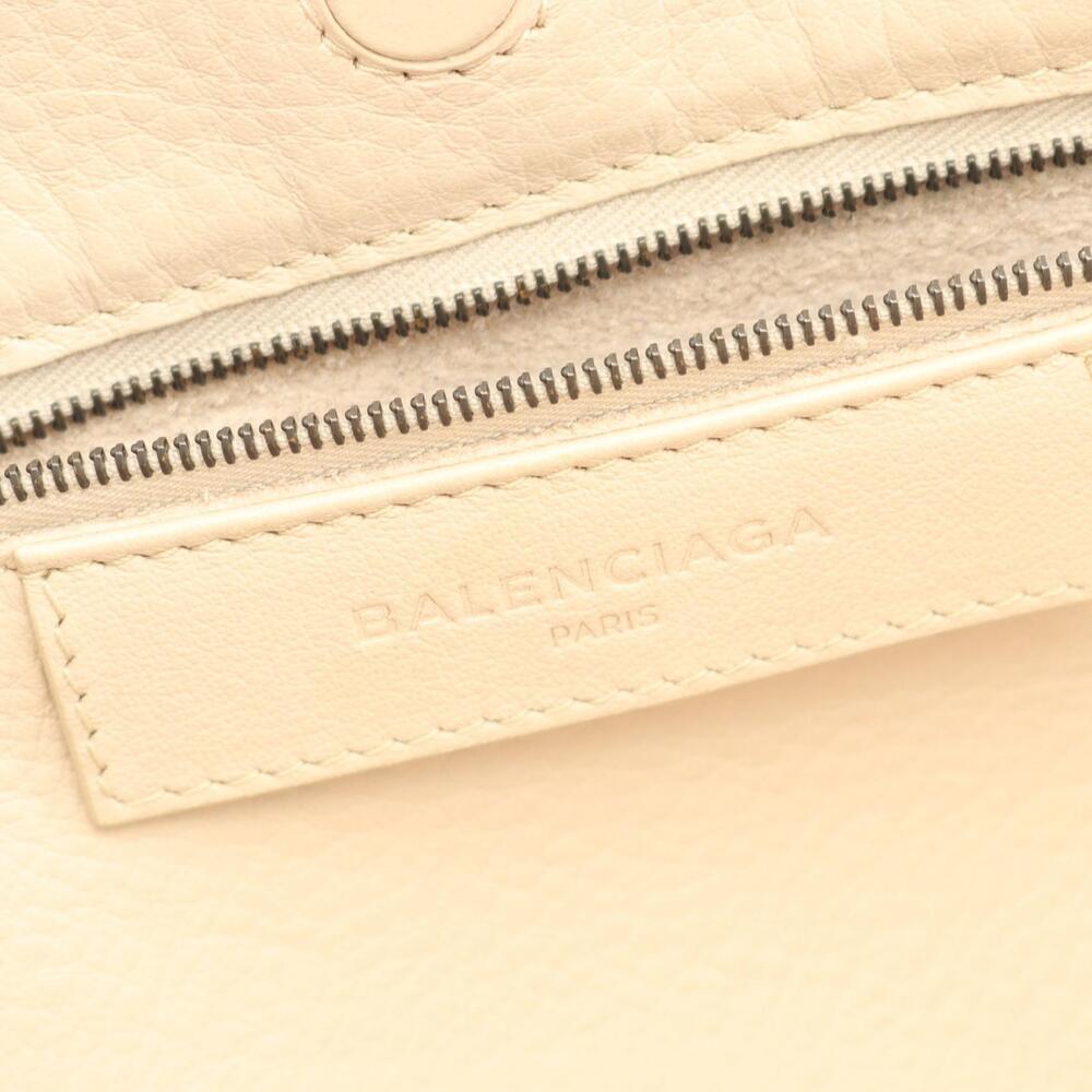 Balenciaga PAPIER Handbag Leather Beige Paper ZIP AROUND - Picture 4 of 9